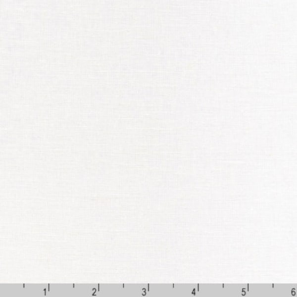 Robert Kaufman - Essex White - LINEN + COTTON Blend Fabric