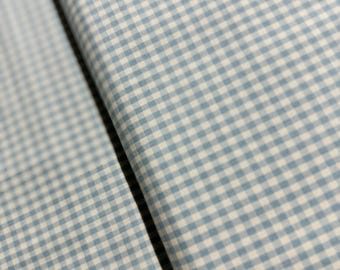 Crawford Gingham - Garn gefärbt 1/8 Zoll Vichykaro Blau - Baumwollstoff