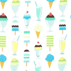 Helado que gritas - Consigue el glaseado de cucharada - Tela de algodón
