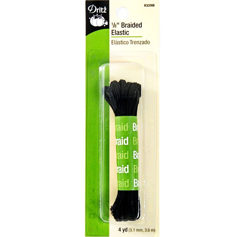 Élastique Tressé Dritz – Noir, Largeur 2.5 Cm – Pour Couture (encolures, Manches, Ceintures) – Lavable En Machine - 11