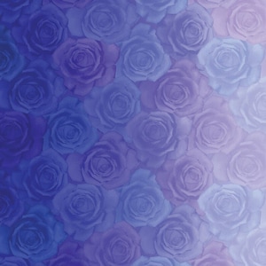 Moda Fabrics - Gradients Blues - Roses Light Blue - Digital Print - Cotton Fabric
