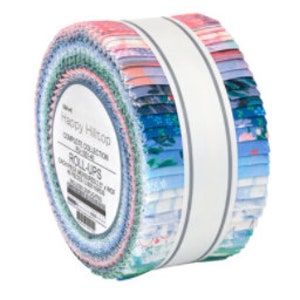 Happy Hilltop Complete Collection Roll Up/Jelly Roll by Wishwell - 40, 2.5&quot; x 42&quot; Precut Fabric Strips