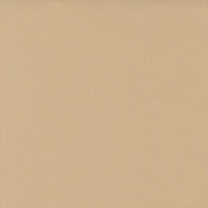Könnte beinhalten: Ein einfarbiger beigefarbener Stoffmuster. Der Stoff hat eine subtile Textur.
