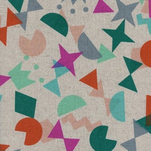 Paper Cuts - Shape Up Gem Canvas Stoff von Rashida Coleman-Hale