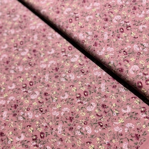 Tessuto Cotton Lawn - Tessuto Sevenberry Petite Garden Lawn Rose - Tessuto Cotton Lawn
