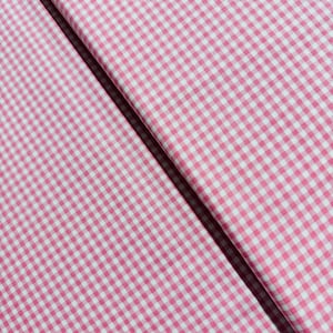 1/8 Inch Small Gingham Check Baby Pink - Cotton Fabric