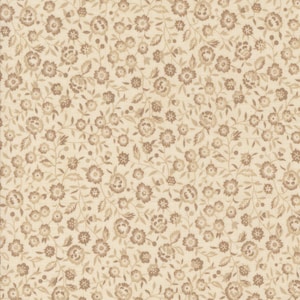 Sacre Bleu - Renoncule Florals Pearl Fabric by French General - Moda Fabrics - Tissu en coton