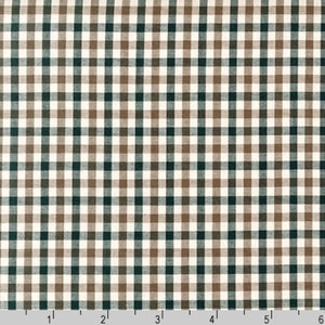 Yarn Dyed Cotton – Rustic Wovens - Gingham - Tan/Natural