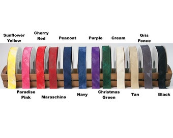 Moda Grunge Bias Tapes Assorted Colors - 2-1/4" Single Fold Bias Binding - *Each Sold By the Yard*