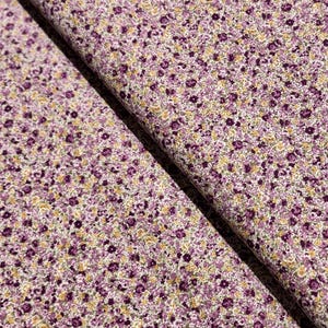 Cotton Lawn - Sevenberry Petite Garden Lawn Lilac Fabric - Cotton Lawn Fabric