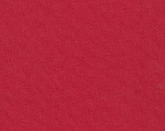 Robert Kaufman - Essex Crimson - LINEN + COTTON Blend Fabric