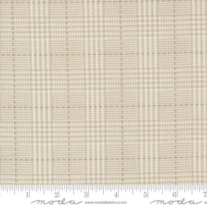 Flanelle - Farmhouse Flannels III - Tissu de flanelle crème Box Checks par Primitive Gatherings - Tissu de flanelle de coton