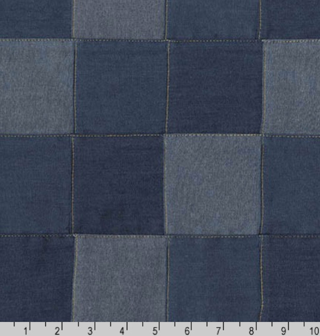 Robert Kaufman Denim Patchwork Denim Color Dobby Weave Fabric Etsy