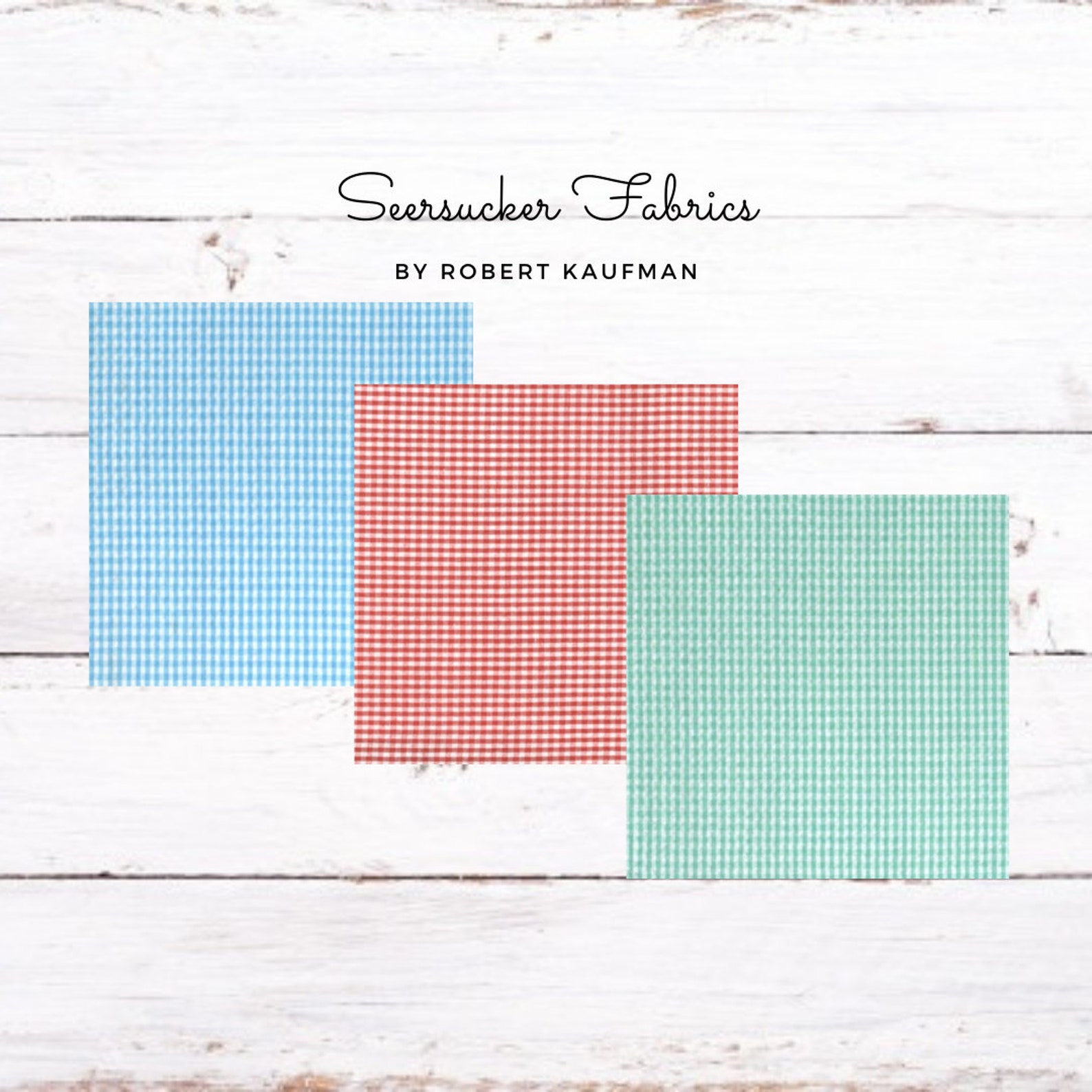 Robert Kaufman Seersucker Fabrics 57 Width each Etsy