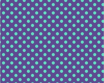 All Stars - Pom Poms - Iris Fabric by Tula Pink - Cotton Fabric