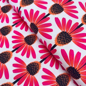 Love Always - Echinacea Maraschino Fabric by Anna Maria Horner for Free Spirit Fabrics - Cotton Fabric