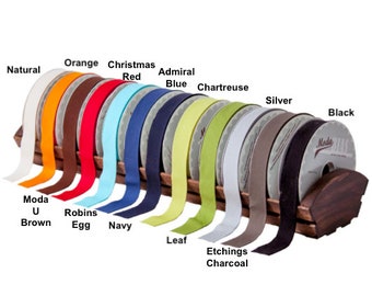 Moda Bella Bias Tape: 2-1/4" Single Fold Binding, Assorted Colors - Sold by the Yard