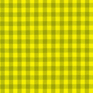 Kitchen Window Wovens - Yarn Dyed 1/2 inch Gingham Chartreuse - Cotton Fabric
