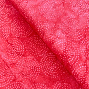 Echo Batiks – Scarlet Swirl Fabric by Moda | 100% Cotton Batik | 4369-15