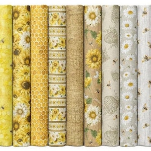 Timeless Treasures - Honey Bee Farm - Digital Print - Cotton Fabrics - Sold by the Yard