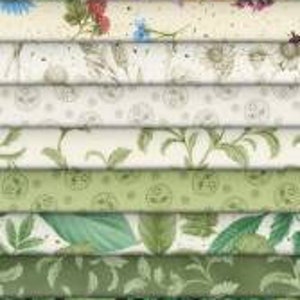 Flowerhouse - Botanische Garten Komplette Kollektion Roll Up/Jelly Roll von Debbie Beaves - 40, 2,5 "x 42" vorgeschnittene Stoffstreifen
