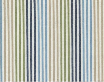 Vista Wovens Multi - Stripe Fabric by Jenelle Kent - Woven Cotton Fabric