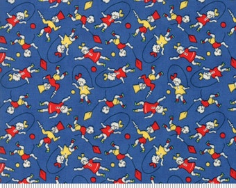 Moda Fabrics - 30s Playtime 2017 - Floral Kids Recess Fabric by Chloe's Closet - Cotton Fabric