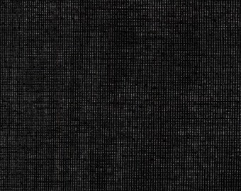 Essex garengeverfde metallic onyxstof - linnen/katoen/lurex Y/D-doek