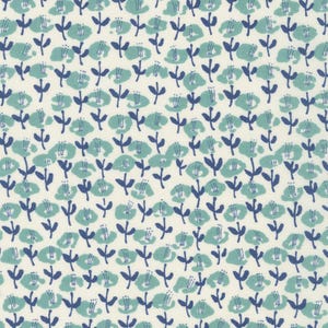Tessuto Cotton Lawn - Sevenberry Le Midi Lawn - Tessuto Floral Mint - Tessuto Cotton Lawn