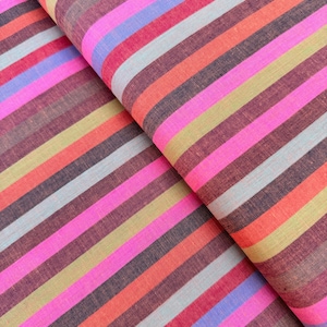 Kaffe Fassett Woven Stripes - Narrow Stripe – Tomato by Philip Jacobs - Yarn-Dyed Cotton Fabric