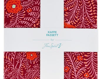 Free Spirit - Kaffe Fassett Collective Classics Lipstick 10" Squares/Layer Cake - 42, 10" x 10" Precut fabric Squares