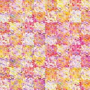 Gradients - Triangles Pink - Digital Print - Cotton Fabric