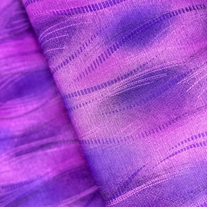 Amber Waves - Woven Matt Plum Fabric by Jinny Beyer - Cotton Fabric