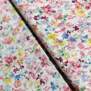 Tessuto Cotton Lawn - Sevenberry Petite Garden Lawn Blossom - Tessuto Cotton Lawn