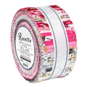 Rosette Complete Collection Roll Up/Jelly Roll - 40, 2.5&quot; of Precut Fabric Strips