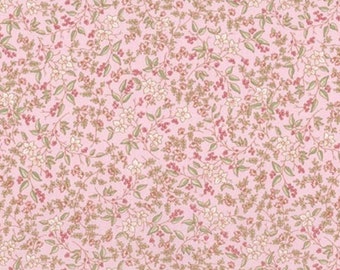 Robert Kaufman - Eaton Place - Tiny Florals Rose Fabric by Darlene Zimmerman - Cotton Fabric