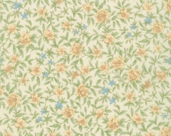 Robert Kaufman - Cotton Lawn - Sevenberry Petite Nostalgia Lawn Cream Fabric - Cotton Lawn Fabric