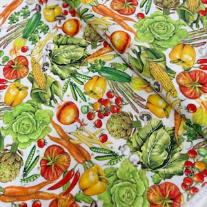 Down on the Farm - Veggie - Cotton Fabric