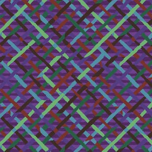 Kaffe Fassett Collective Classics - Mad Plaid Purple Fabric by Brandon Mably - Cotton Fabric