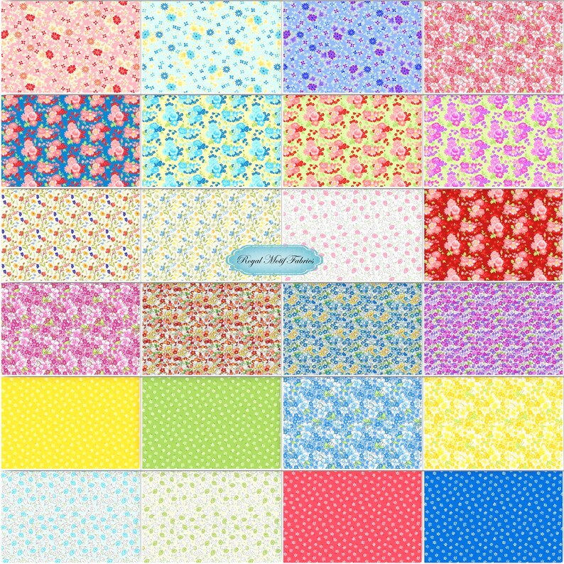 2.5 x 42 Precut Fabric Strips Amorette Mini Crystals Junior Jelly Roll by Kaye England 24 Wilmington Prints