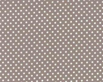 Moda Fabrics - 45" Dottie - Dottie Small Dots Stone - Cotton Fabric