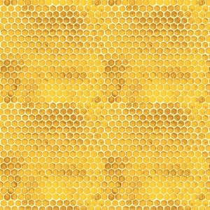 Tesori senza tempo - Honey Bee Farm - Tessuto a nido d'ape di Gail Cadden - Stampa digitale - Tessuto di cotone