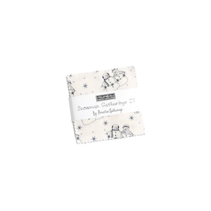 Snowman Gatherings IV Mini Charm Pack by Primitive Gatherings - 42, 2.5&quot; x 2.5&quot; Precut Fabric Squares