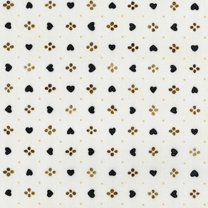 Sweethearts Radiant Pearl Metallic Cotton Fabric - 44&quot; Wide