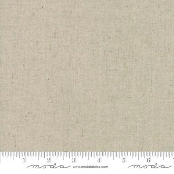 Moda Fabrics - Linen Mochi Dot - Unbleach Linen Fabric by Momo - Cotton Linen Fabric