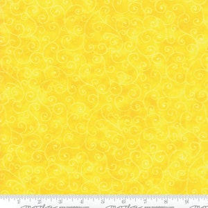 Marble Swirls Bright Yellow Fabric by Moda Fabrics - Cotton Fabric