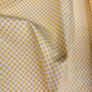 Grace - Gingham Sunbeam Yellow fabric by Brenda Riddle - Cotton Fabric