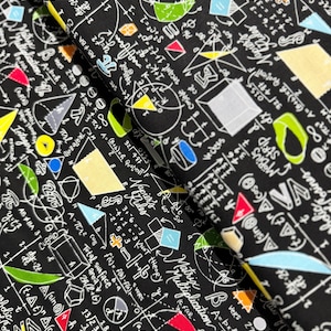 Math & Science - Mathematics Fabric by Gail Cadden - Cotton Fabric
