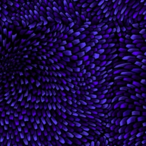 Aruba - Anemone Royal Fabric by Jinny Beyer - Cotton Fabric
