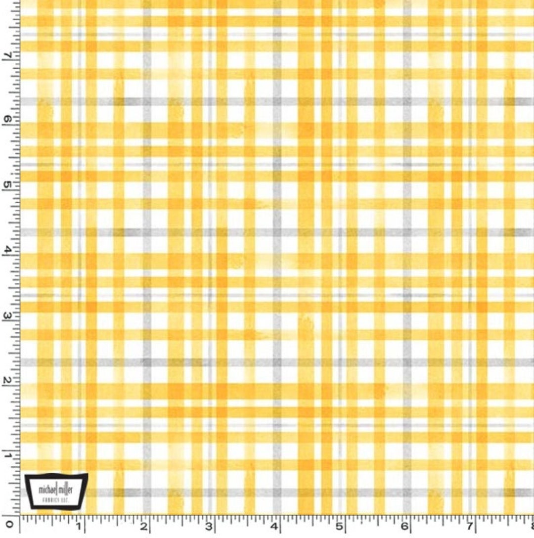 filter dyd tyveri Michael Miller Queen Bee Beehive Plaid Yellow Fabric by - Etsy
